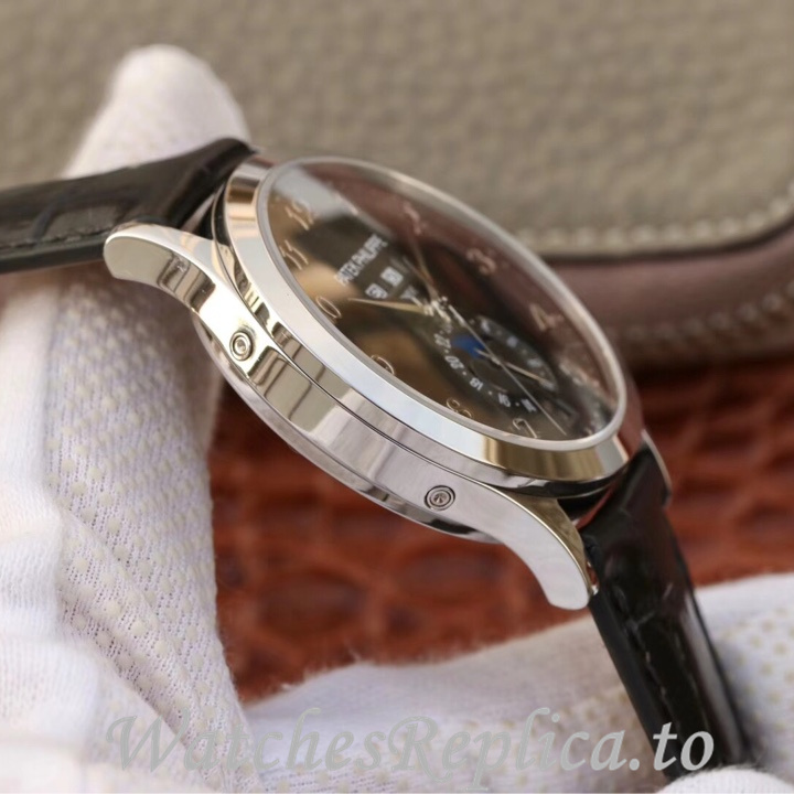Patek Philippe Replica Complications 5396 Leather strap 38.5MM - WatchesReplica.is
