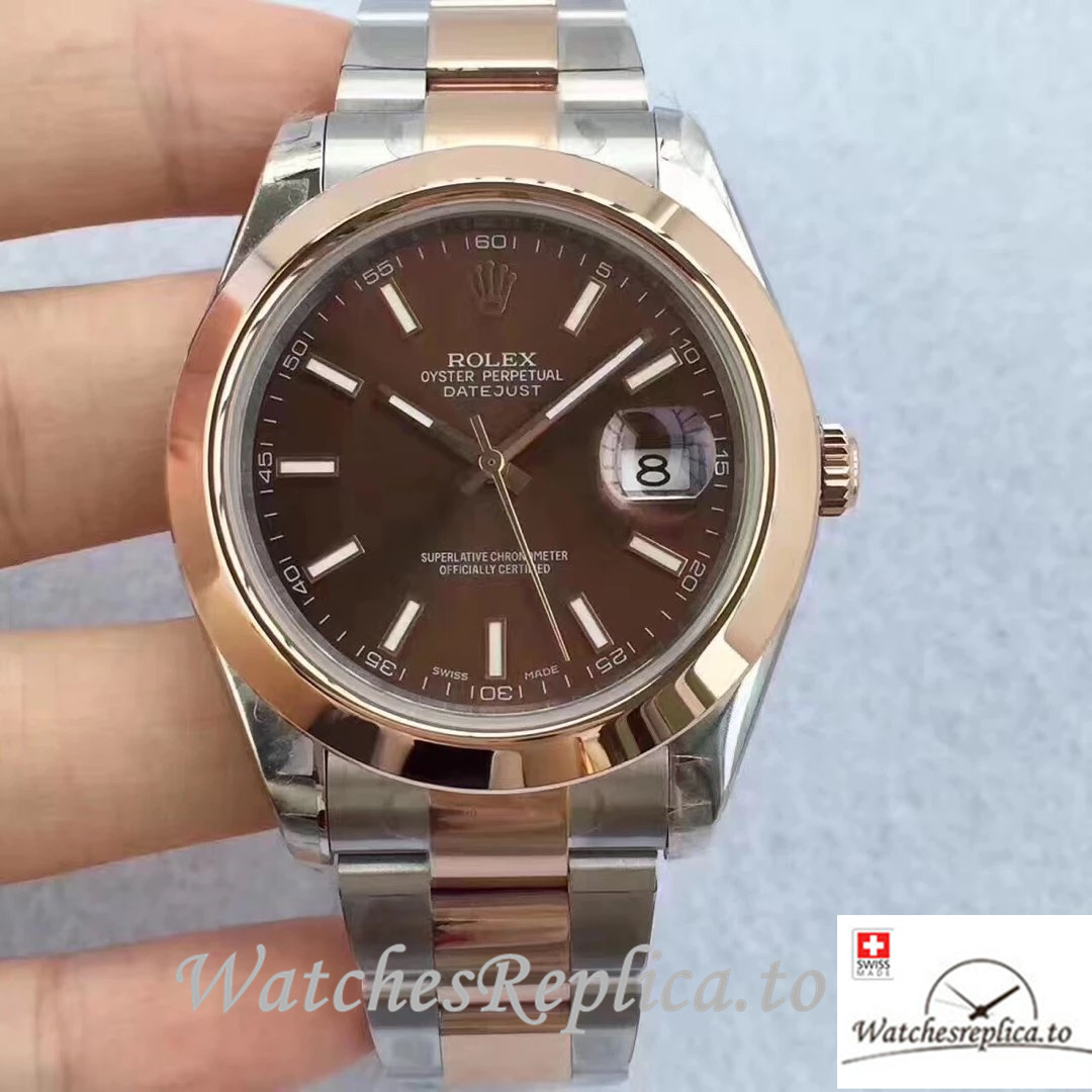 Swiss Rolex Datejust Replica 126301 Stainless steel strap 41MM - WatchesReplica.is