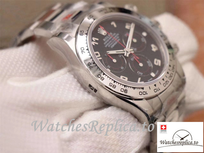 Swiss Rolex Daytona Cosmograph Replica 116509-78599 001 Gray Strap 40MM - WatchesReplica.is