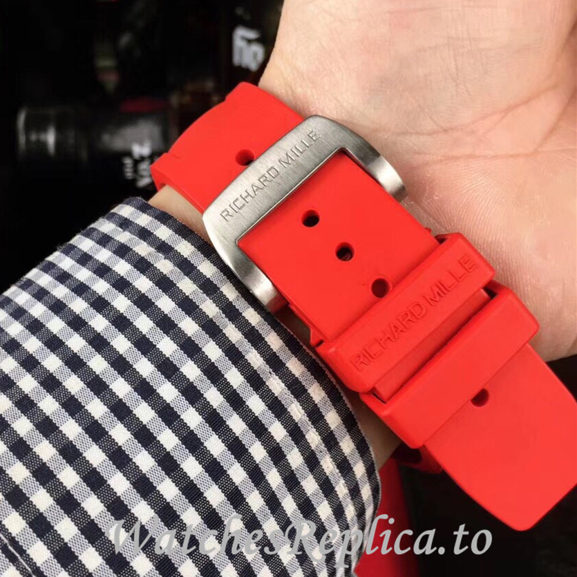 Richard Mille Replica RM26-01 Rubber strap 50MM - WatchesReplica.is