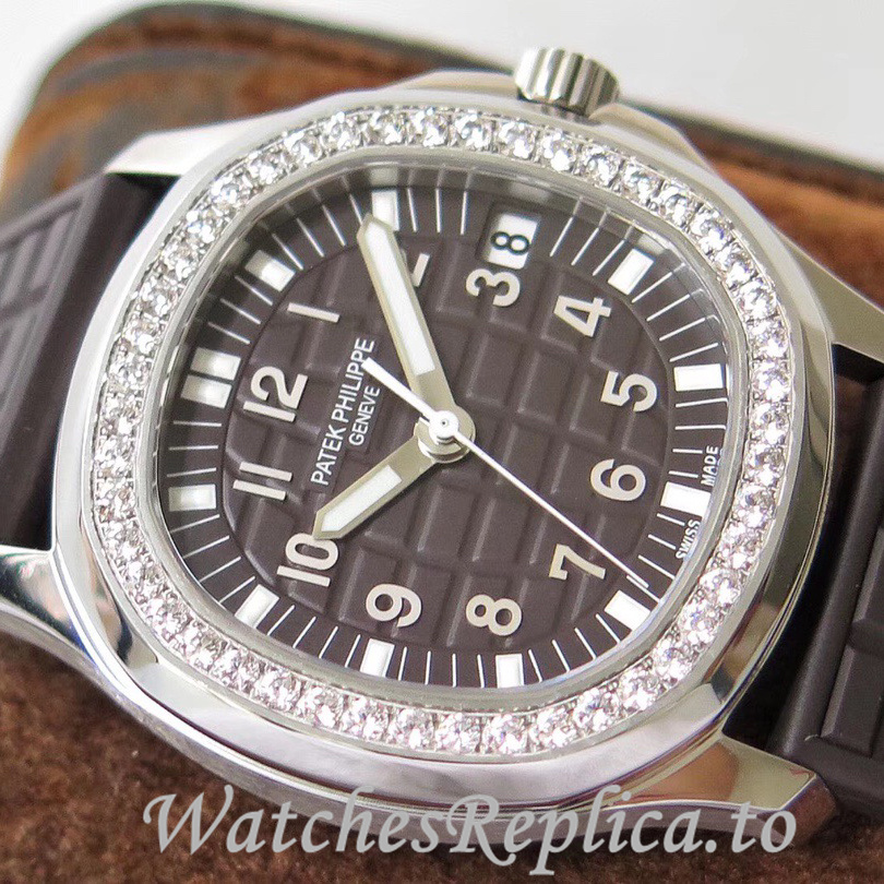Patek Philippe Replica Aquanaut Rubber strap 35.6MM - WatchesReplica.is