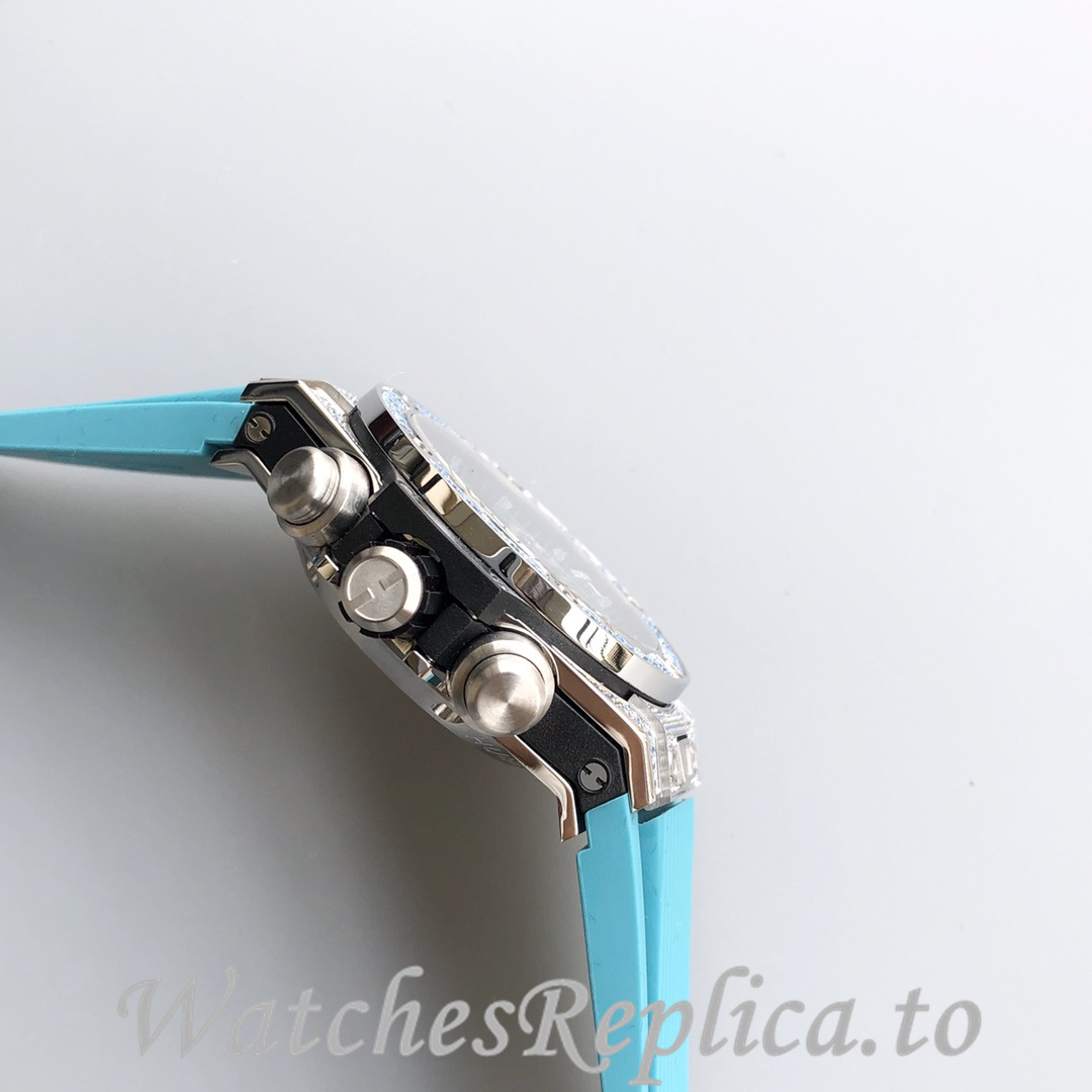Hublot Replica Paraiba BIG BANG series Rubber strap 45MM - WatchesReplica.is