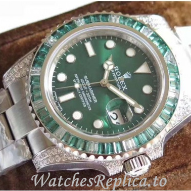 Swiss Rolex Submariner Replica 116610 Stainless steel strap 40MM - WatchesReplica.is