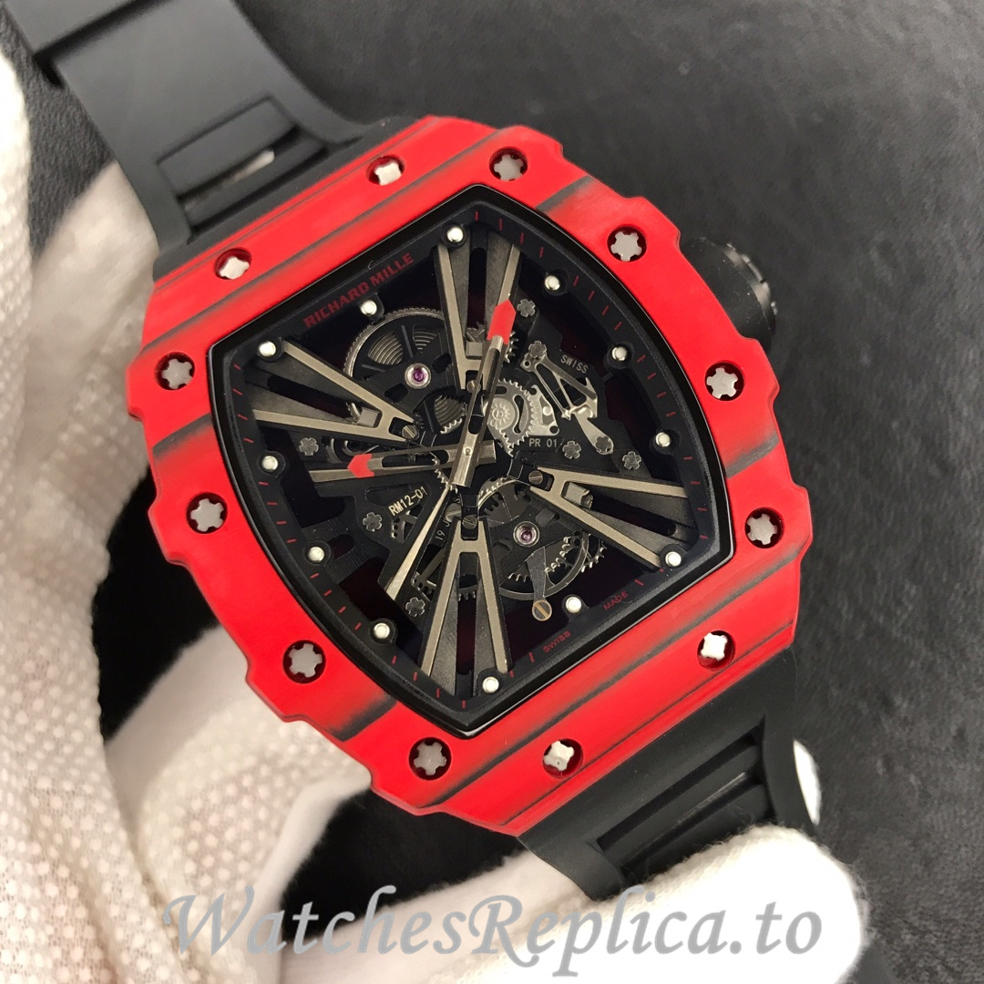 Richard Mille Replica RM12-01 Rubber strap 50MM - WatchesReplica.is