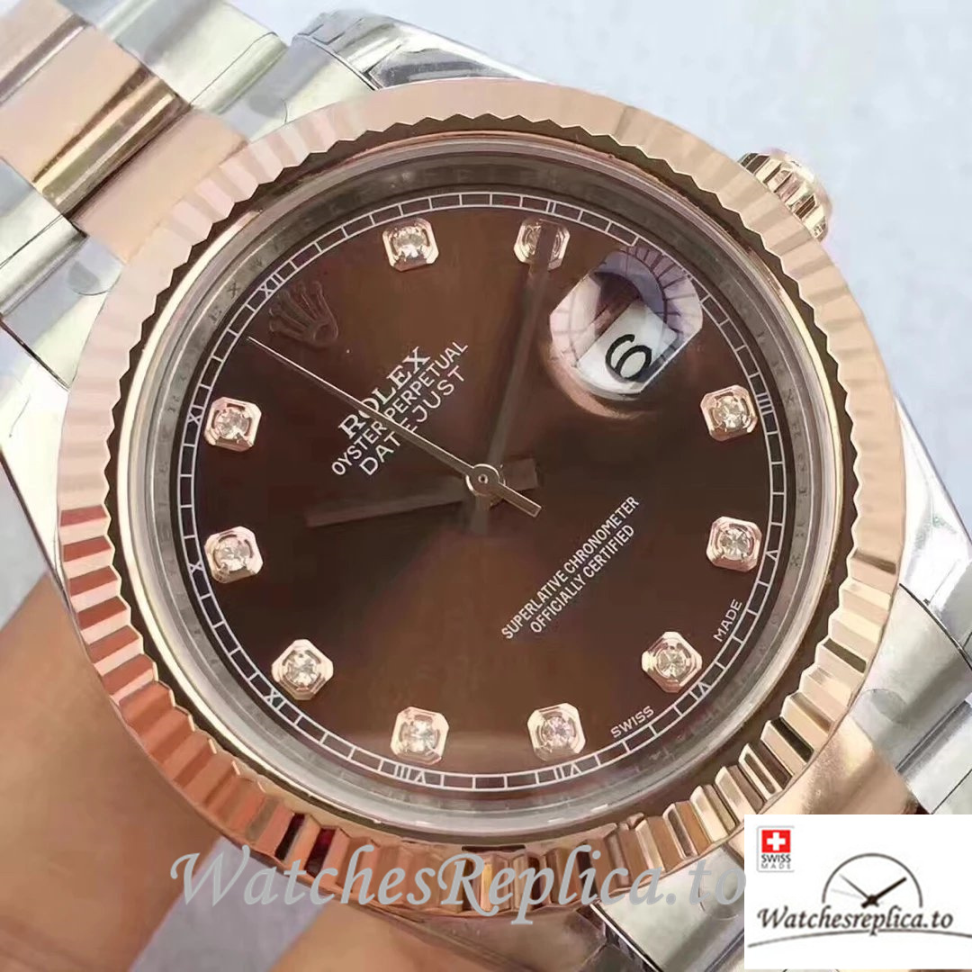 Swiss Rolex Datejust Replica 126331 Stainless steel strap 41MM - WatchesReplica.is