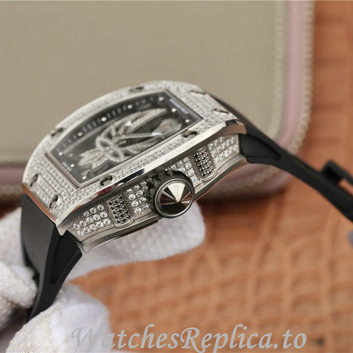 Richard Mille Replica RM19-01 Rubber strap 50MM - WatchesReplica.is