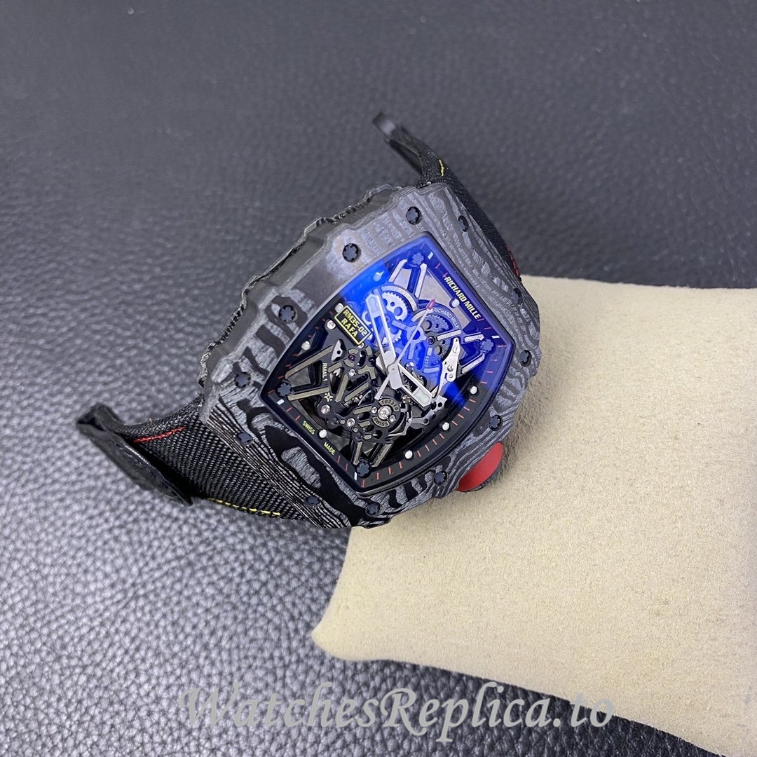 Richard Mille Replica RM035-2 Canvas strap 50MM - WatchesReplica.is