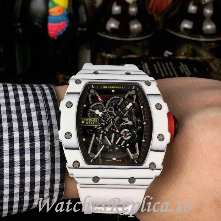 Richard Mille Replica RM35-02 Rubber strap 50MM - WatchesReplica.is