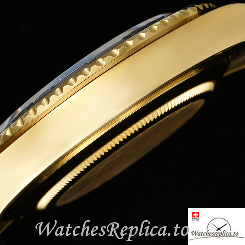 Swiss Rolex Yacht Master 226658 Replica Rubber strap 42MM Yellow Gold Case - WatchesReplica.is