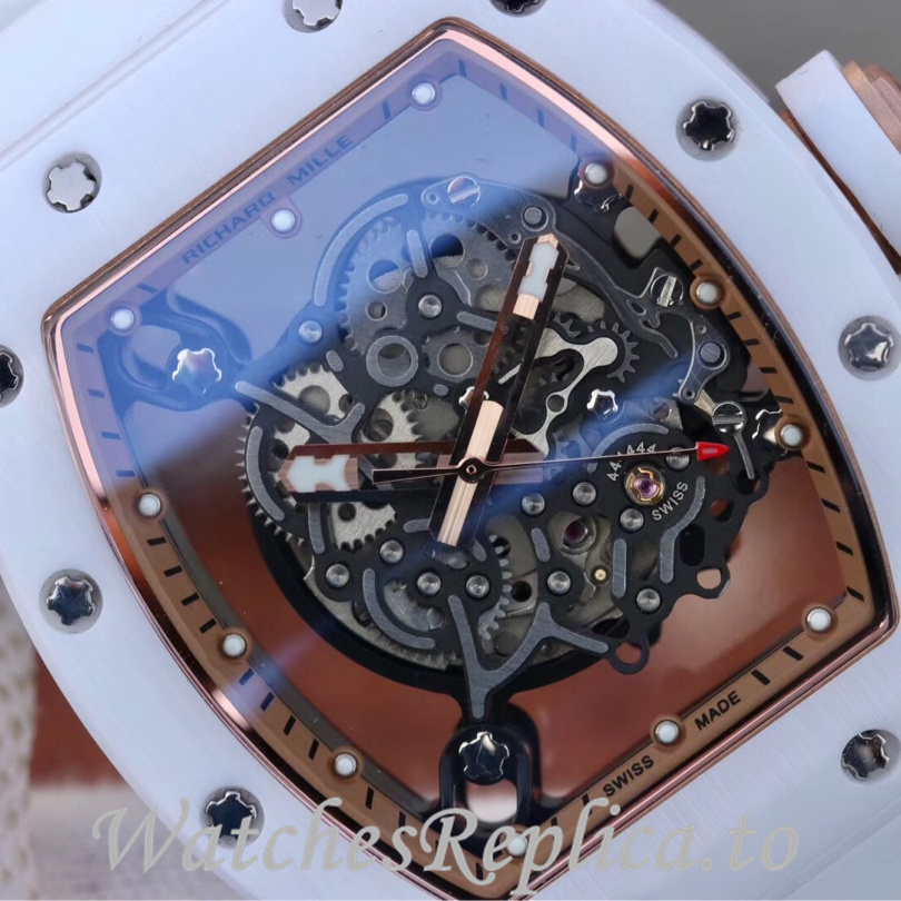 Richard Mille Replica RM055 Rubber strap 50MM - WatchesReplica.is