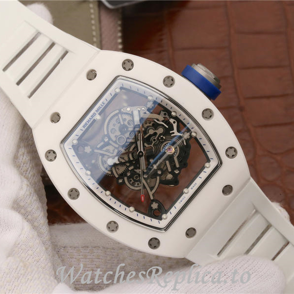 Richard Mille Replica RM055 Rubber strap 50MM - WatchesReplica.is