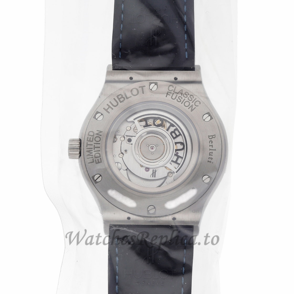 Hublot Replica Classic Fushion Berluti Blue Limited Edition 45mm 511.NX.050B.VR.BER16 - WatchesReplica.is