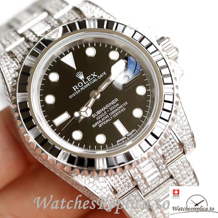 Swiss Rolex Submariner Replica 116610 Stainless steel strap 40MM - WatchesReplica.is