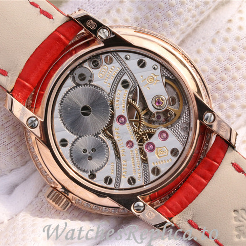 Patek Philippe Replica Complications 4968 Leather strap 33.3MM - WatchesReplica.is