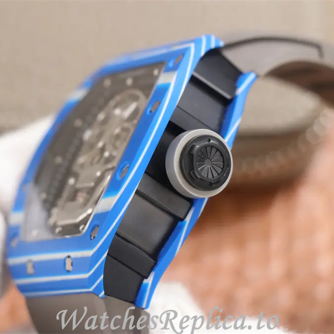 Richard Mille Replica RM52-01 Rubber strap 50MM - WatchesReplica.is