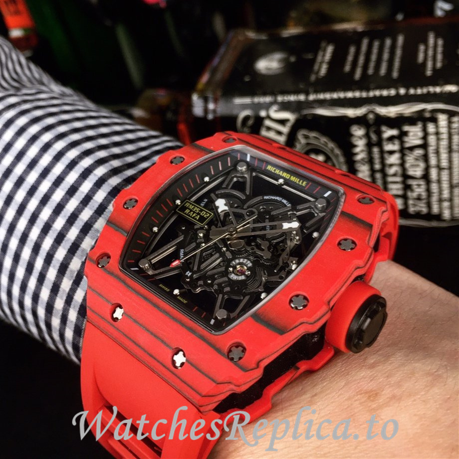 Richard Mille Replica RM35-02 Rubber strap 50MM - WatchesReplica.is