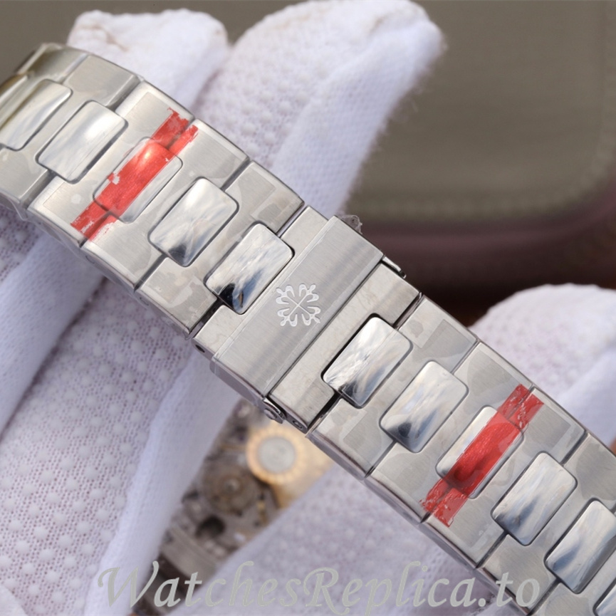 Patek Philippe Replica Nautilus Stainless steel strap 40MM - WatchesReplica.is