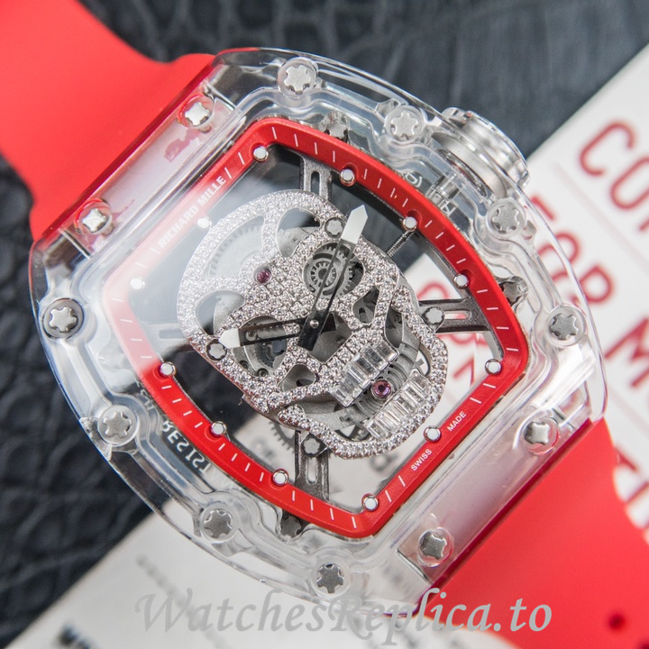 Richard Mille Replica RM052 Rubber strap 50MM - WatchesReplica.is