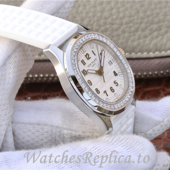 Patek Philippe Replica Aquanaut 5068 Rubber strap 35.6MM - WatchesReplica.is