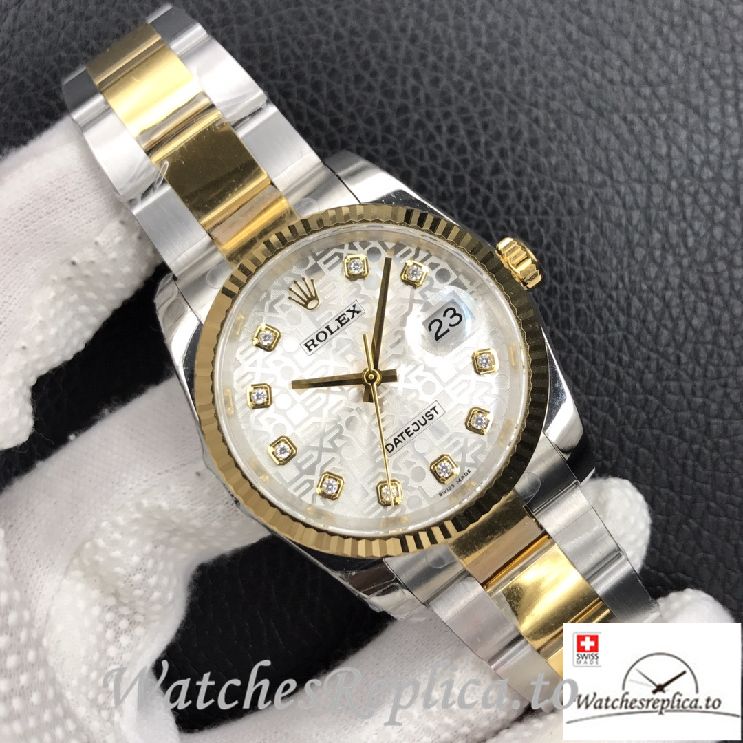 Swiss Rolex Datejust 126334 Replica Stainless steel strap 41MM - WatchesReplica.is