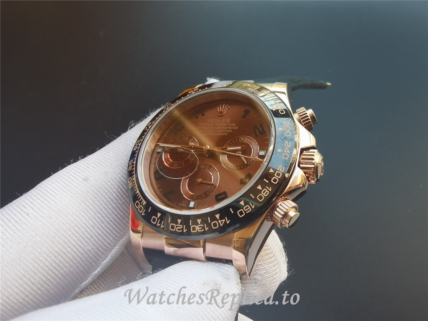 Swiss Rolex Yacht-Master Replica 116623 002 Yellow Gold Bezel 40MM - WatchesReplica.is