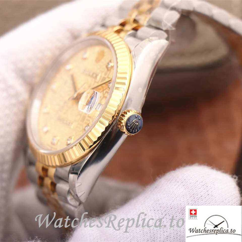 Swiss Rolex Datejust Replica 126233 Stainless steel strap 36MM - WatchesReplica.is