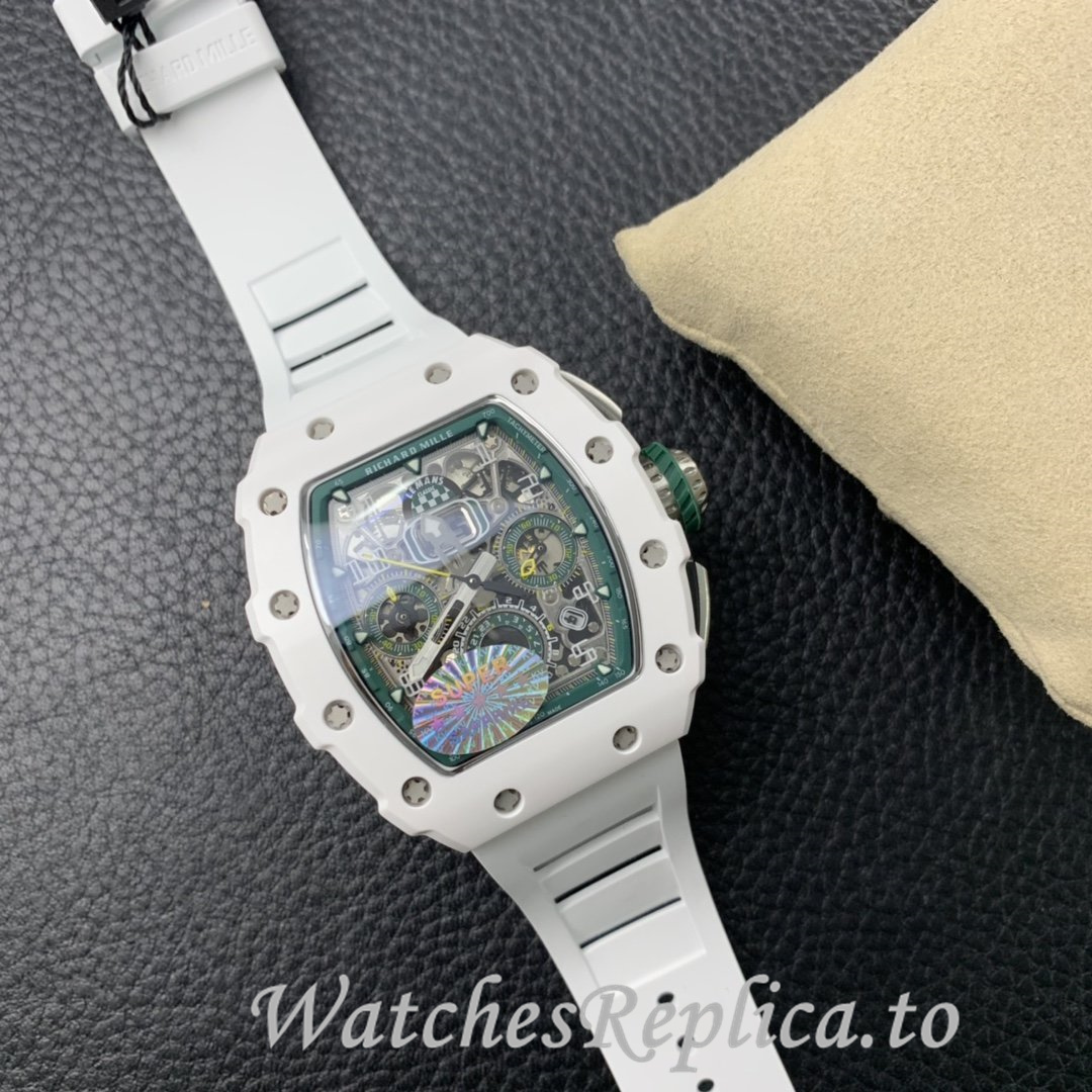 Richard Mille Replica RM011-03 Rubber strap 50MM - WatchesReplica.is