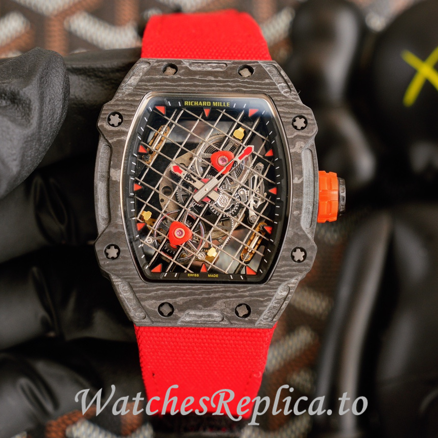 Richard Mille Replica RM27-04 Canvas strap 47.25x38.4MM - WatchesReplica.is