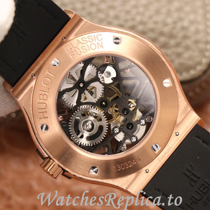 Hublot Replica Classic Fusion Series Leather strap 45MM - WatchesReplica.is