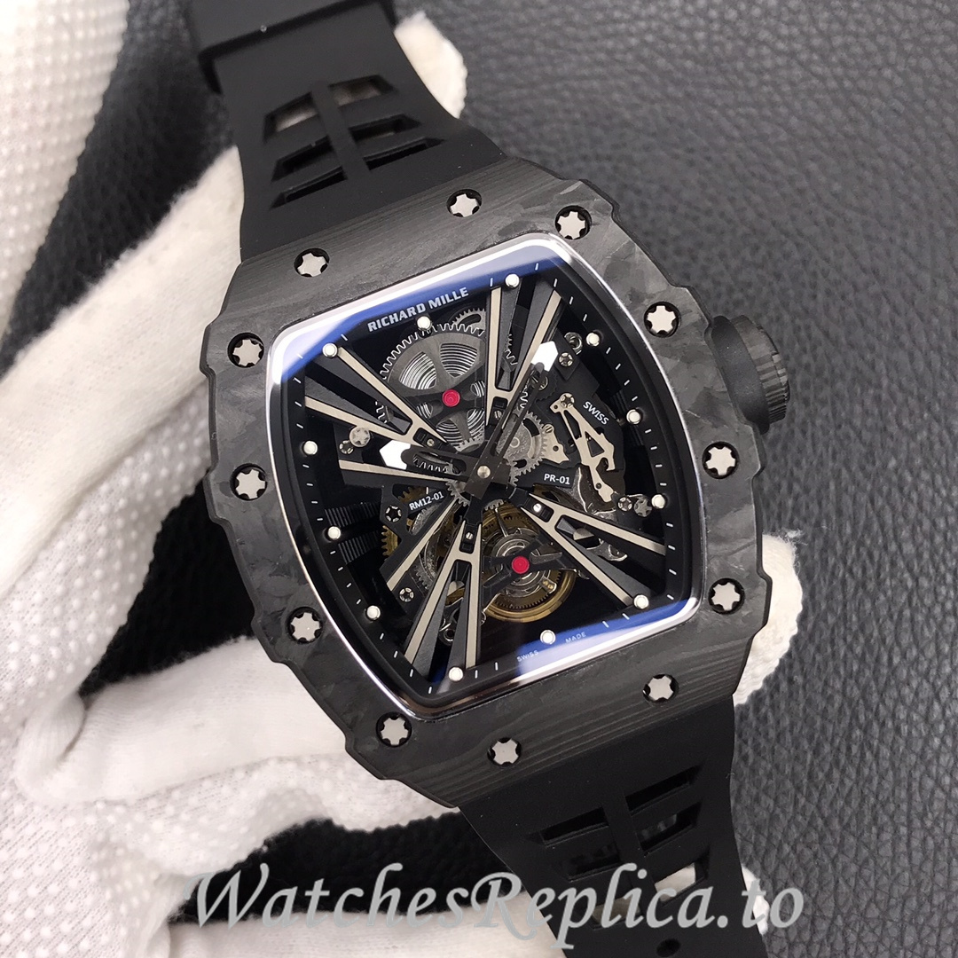 Richard Mille Replica RM12-01 Rubber strap 50MM - WatchesReplica.is