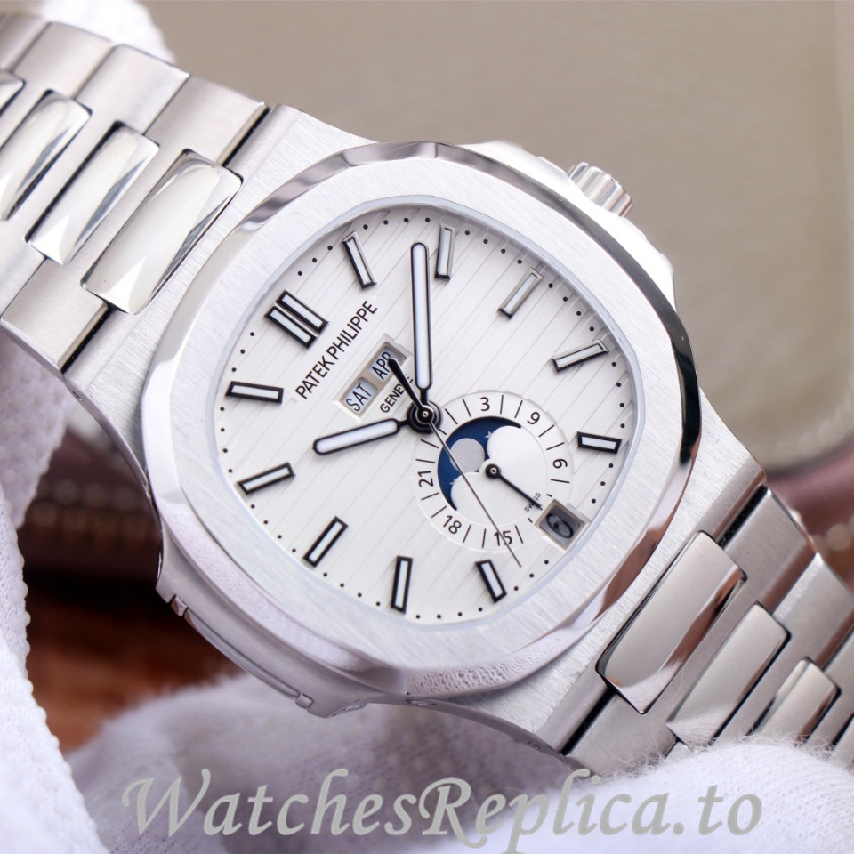 Patek Philippe Replica Nautilus 5726 Stainless steel strap 40.5MM - WatchesReplica.is