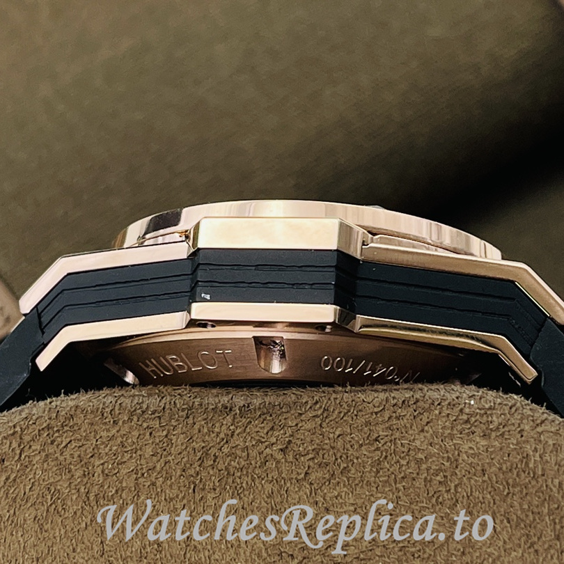 Hublot Replica Big Bang Sang Bleu II Rubber strap 45MM - WatchesReplica.is