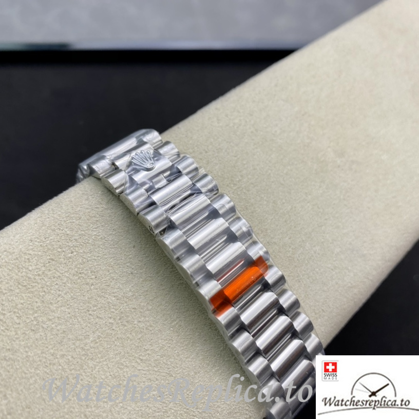 Swiss Rolex Day Date Replica 228239 Stainless steel strap 40MM - WatchesReplica.is