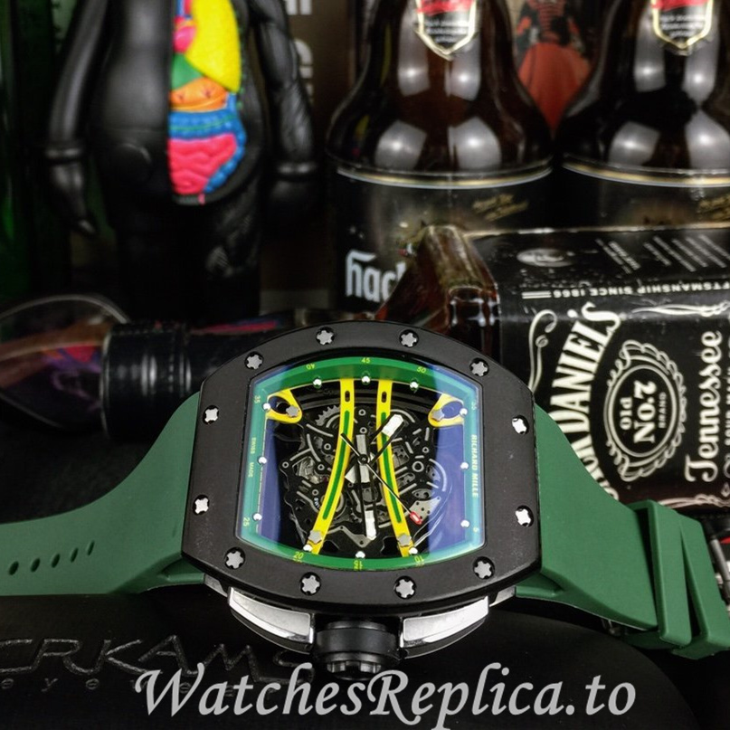 Richard Mille Replica RM61-01 Rubber strap 50MM - WatchesReplica.is