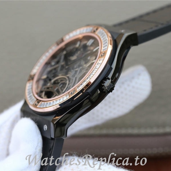 Hublot Replica HUBLOT Leather strap 42MM - WatchesReplica.is