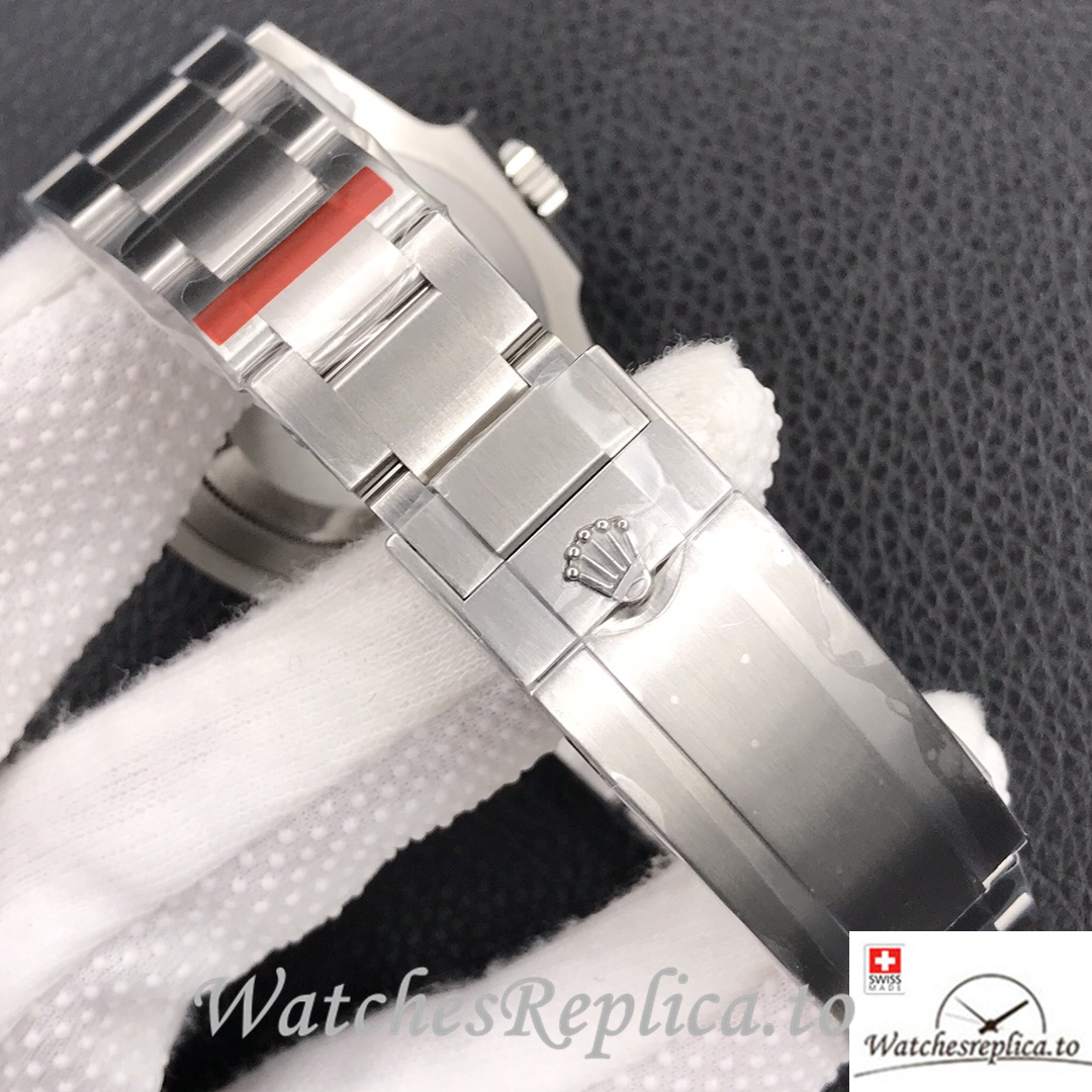 Swiss Rolex Submariner Replica Stainless steel strap 40MM Green Dial Hulk - WatchesReplica.is