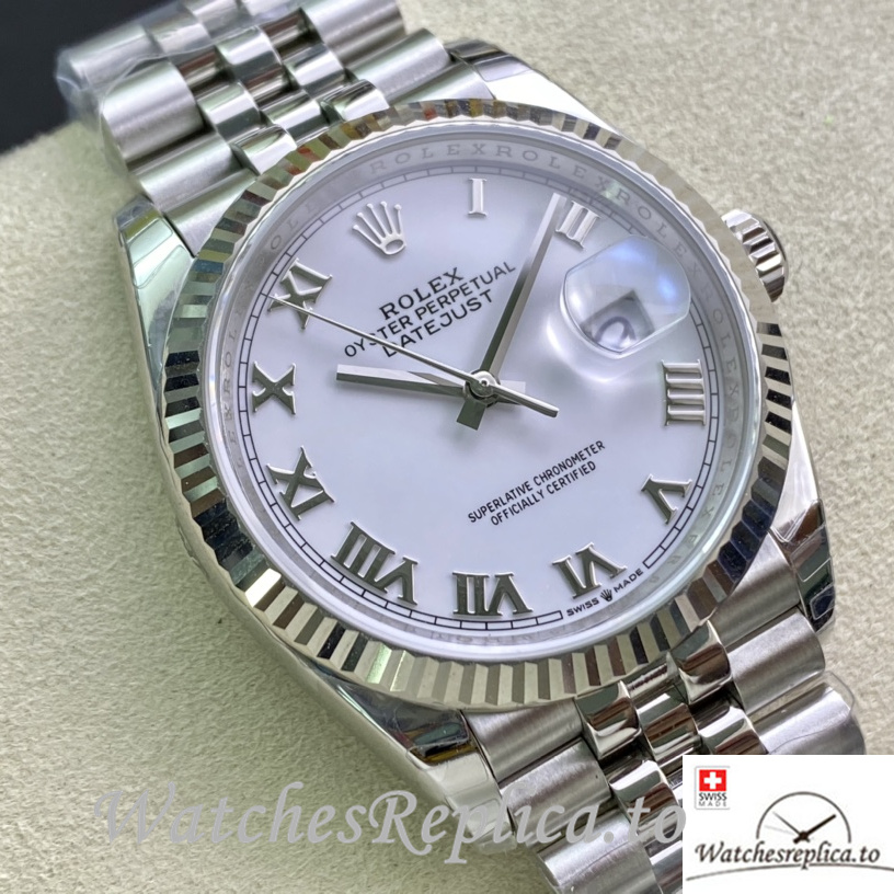 Swiss Rolex Datejust Replica 126233 Stainless steel strap 36MM - WatchesReplica.is