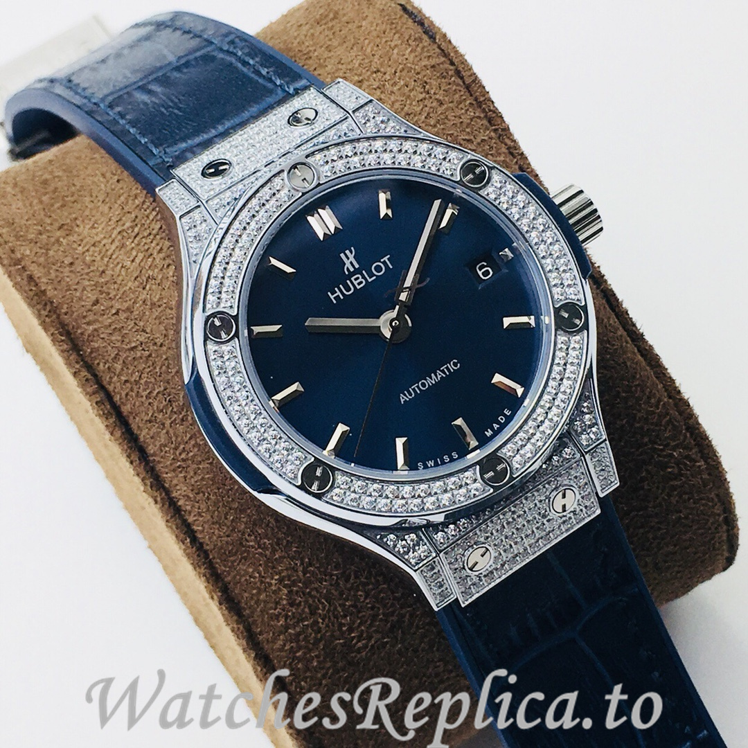 Hublot Replica Classic-Fusion-Series Leather strap 38MM - WatchesReplica.is