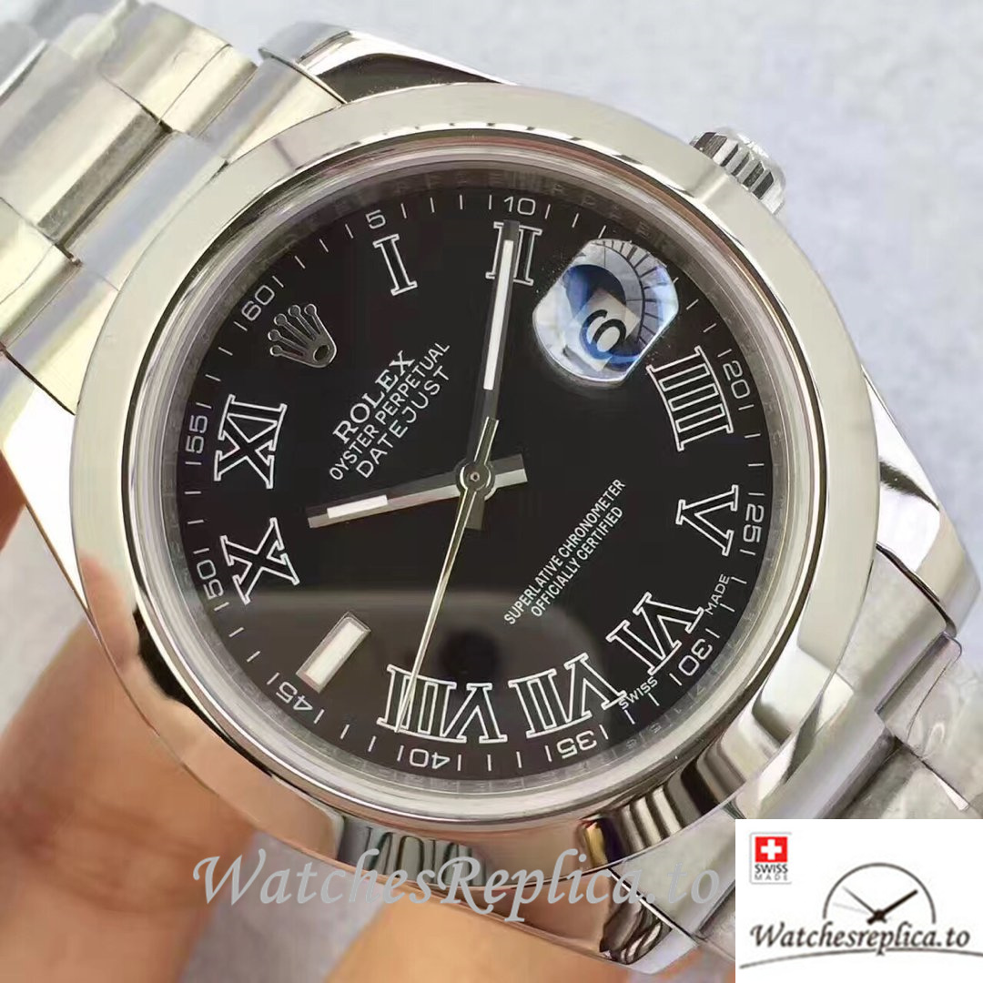 Swiss Rolex Datejust Replica 116300 Stainless steel strap 41MM - WatchesReplica.is