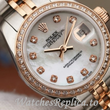 Swiss Rolex Datejust Replica 279381 Stainless steel strap 28MM - WatchesReplica.is