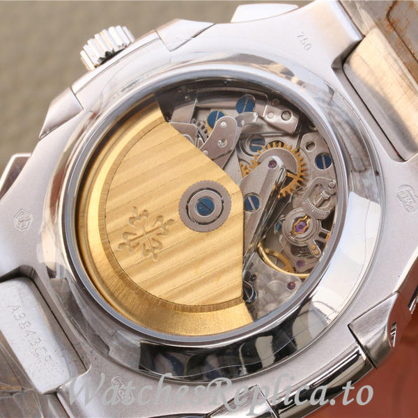 Patek Philippe Replica Nautilus Platinum strap 41MM - WatchesReplica.is