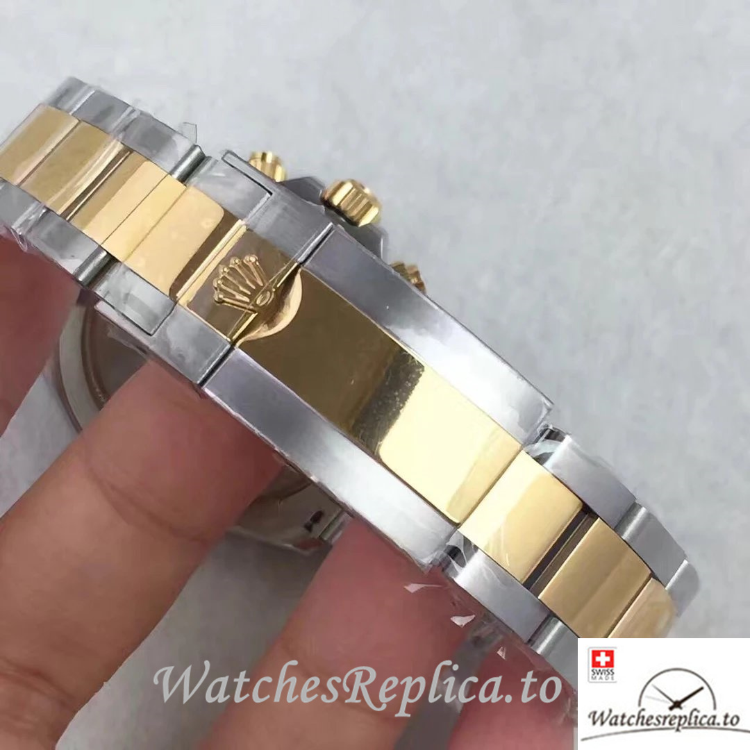 Swiss Rolex Daytona Replica 116519LN Stainless steel strap 40MM - WatchesReplica.is