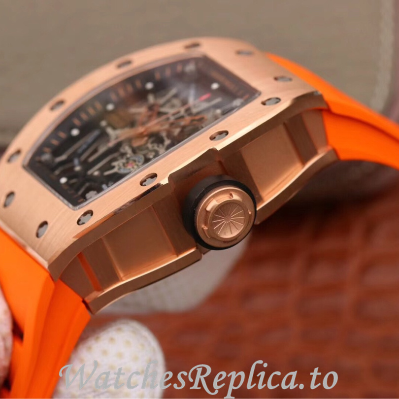 Richard Mille Replica RM035 Rubber strap 50MM - WatchesReplica.is