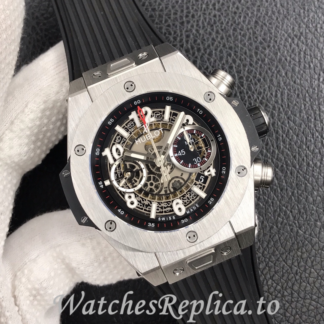 Hublot Replica 411.NM.1170.RX Rubber strap 45MM - WatchesReplica.is