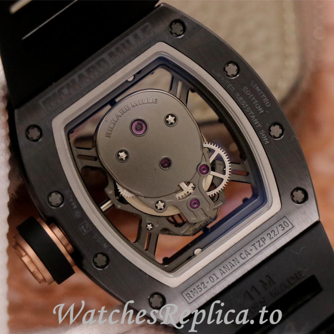 Richard Mille Replica RM052 Rubber strap 50MM - WatchesReplica.is