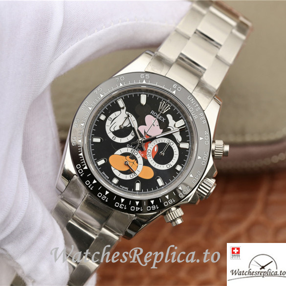 Swiss Rolex Daytona Replica 116598RBOW Stainless steel strap 40MM - WatchesReplica.is
