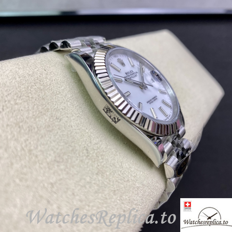Swiss Rolex Datejust 126334 Replica Stainless steel strap 41MM - WatchesReplica.is