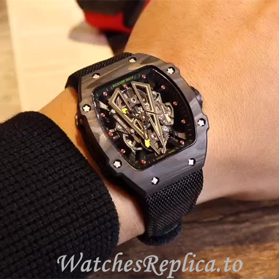 Richard Mille Replica RM27-03 Canvas strap 48MM - WatchesReplica.is