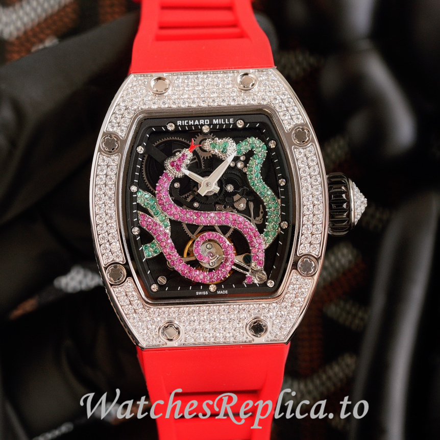 Richard Mille Replica RM26-01 Rubber strap 50MM - WatchesReplica.is