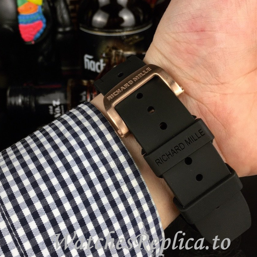 Richard Mille Replica RM57-01 Rubber strap 50MM - WatchesReplica.is